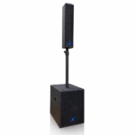 CS445 & CS12SUB 4 × 4.5-Inch Self-Powered Column PA Speaker System with Active 12-Inch Subwoofer