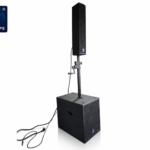 CS445 & CS12SUB 4 × 4.5-Inch Self-Powered Column PA Speaker System with Active 12-Inch Subwoofer