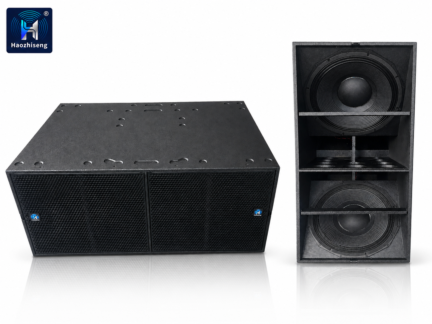 HA221 3600W Dual 21-Inch Long-Excursion Subwoofer for Professional DJ, PA and Concert Sound Systems