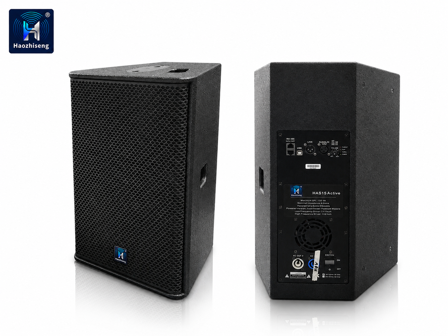 HAS15 15-Inch Active Full-Range PA Speaker for Professional Sound Systems