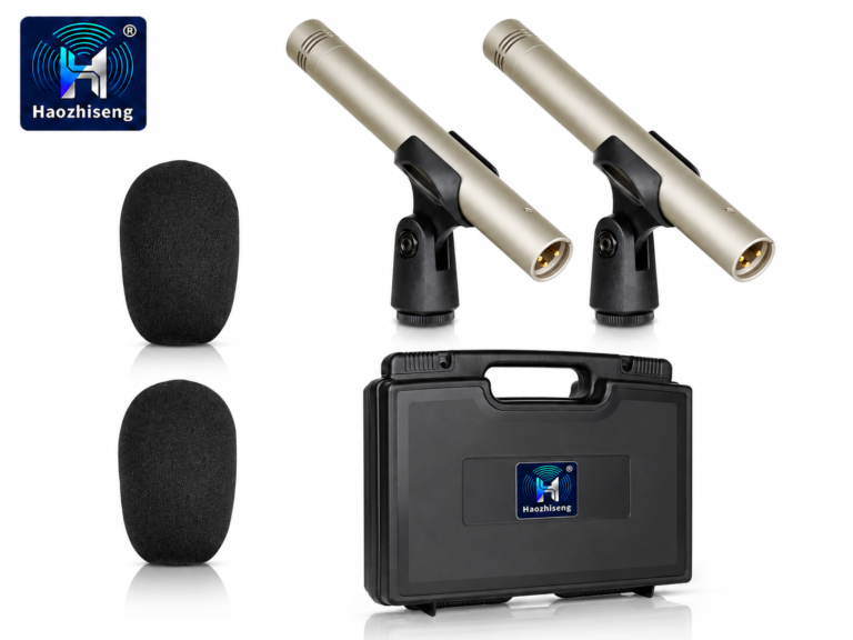 HZS-SM81 Professional Pencil Condenser Microphone Pair for Studio Recording and Live Sound