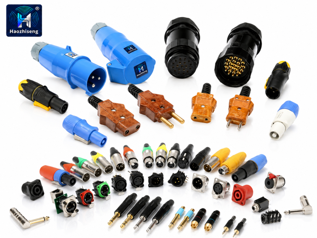 Haozhiseng Professional Audio Connectors, Plugs and Panel-Mount Sockets