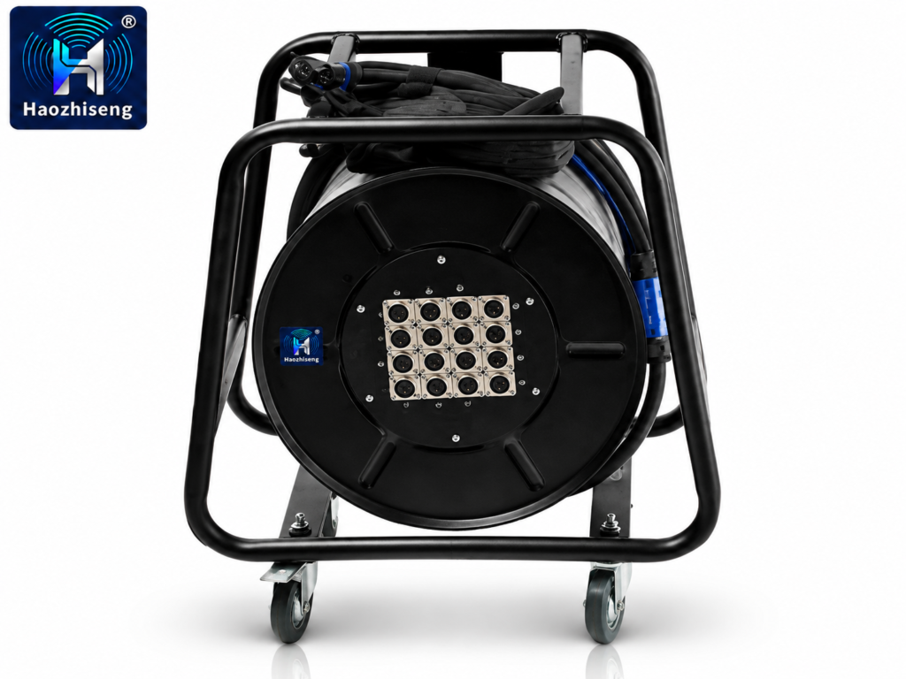 LG-F001 Professional Multichannel Audio Cable Reel Cart