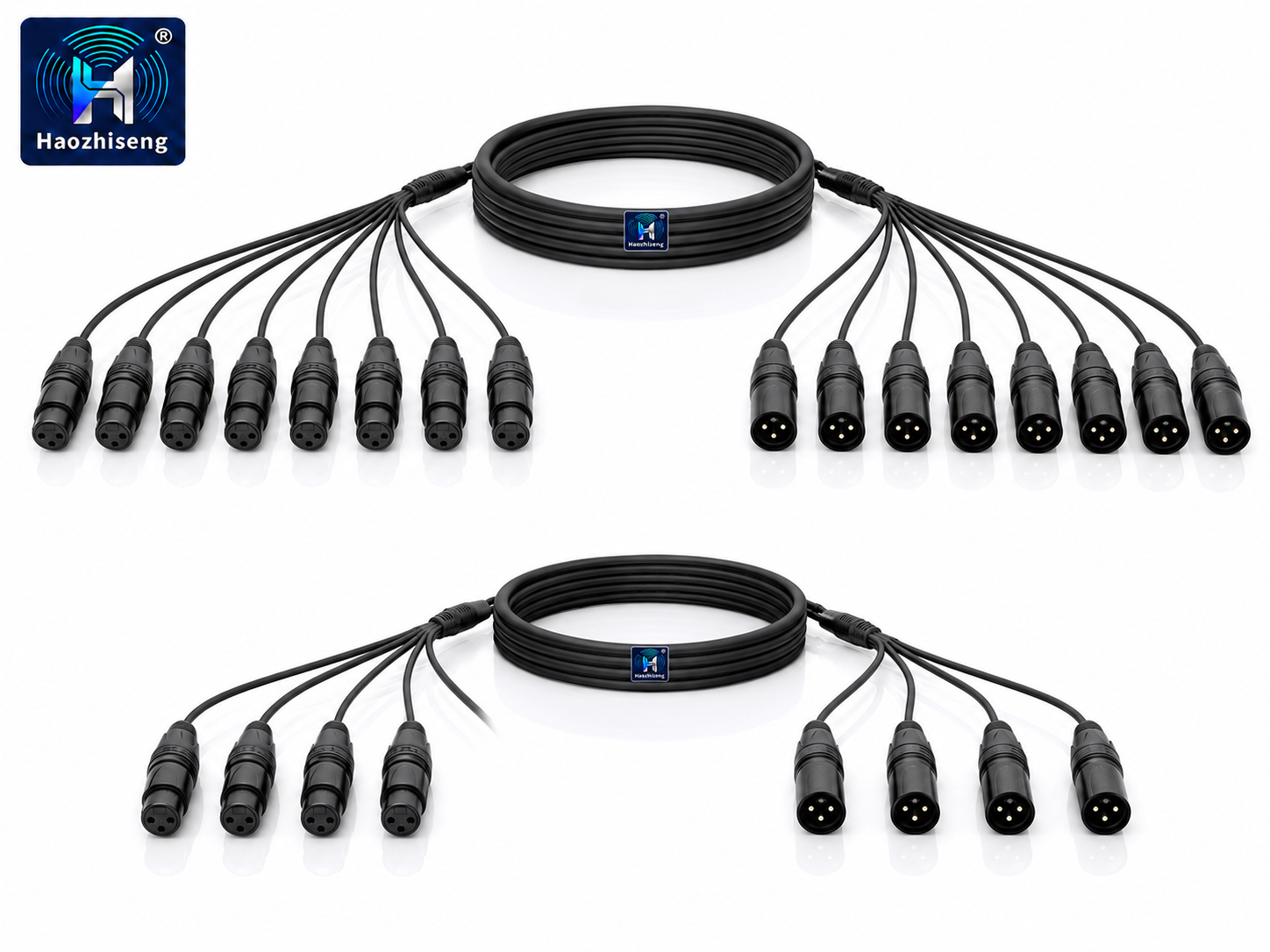 LG-F003 Multi-Channel XLR Audio Snake Cable for Studio and Live Sound Systems