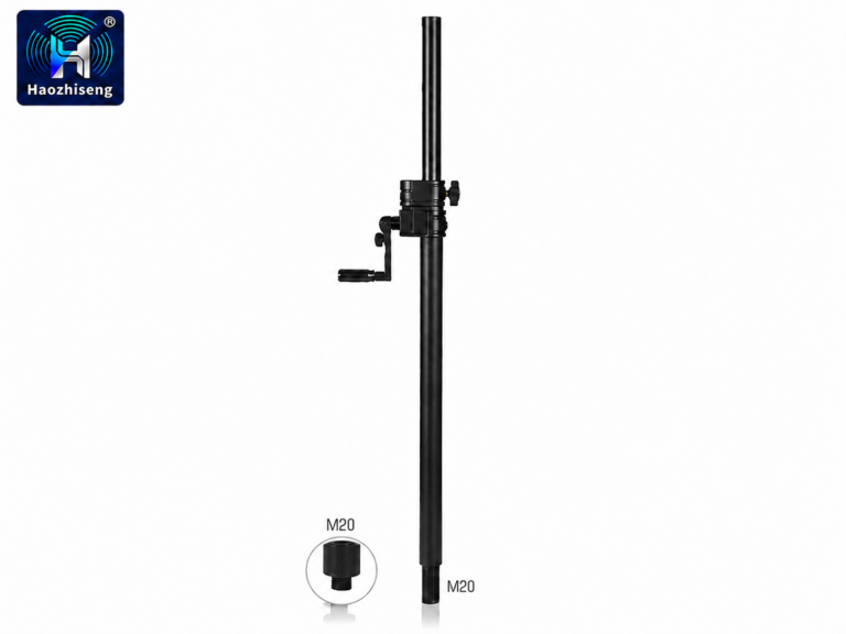 NB-048 Professional Crank-Up Speaker Pole with M20 Threaded Mount