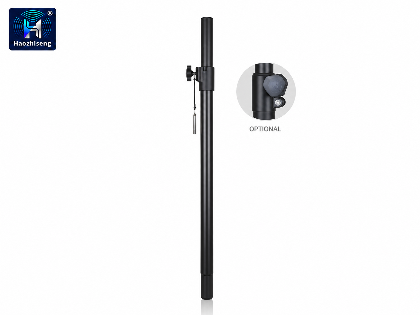 NB-050 Professional Adjustable Speaker Pole with Ø35 mm Mount