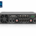 DF18K4 18000W 4-Channel Class D DSP Power Amplifier with Dante, FIR and Touchscreen