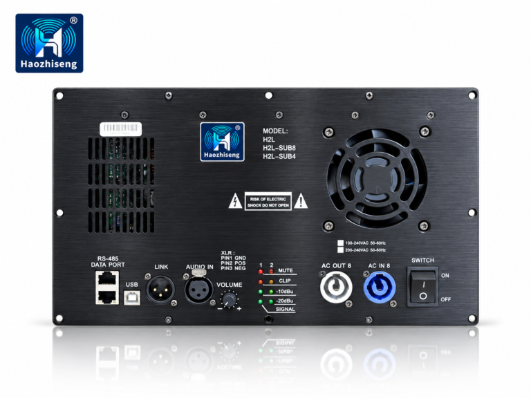 H2L Series 2-Channel Class-D DSP Plate Amplifier Module for Active Speakers