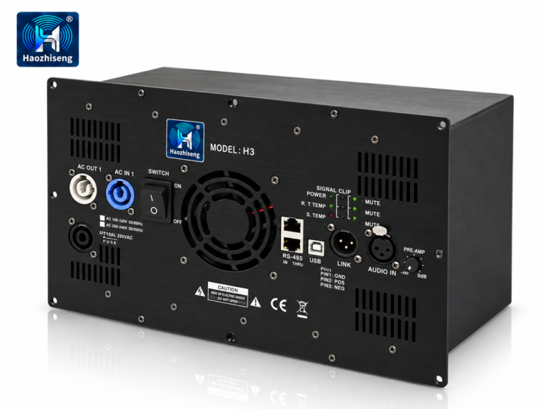 H3 1800W + 900W + 900W 3-Channel Class-D DSP Amplifier Module for Active Speakers