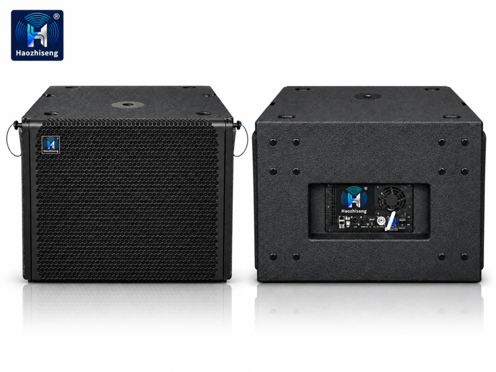 HA18P 2400W Active 18-Inch Horn-Loaded Line Array Subwoofer with DSP