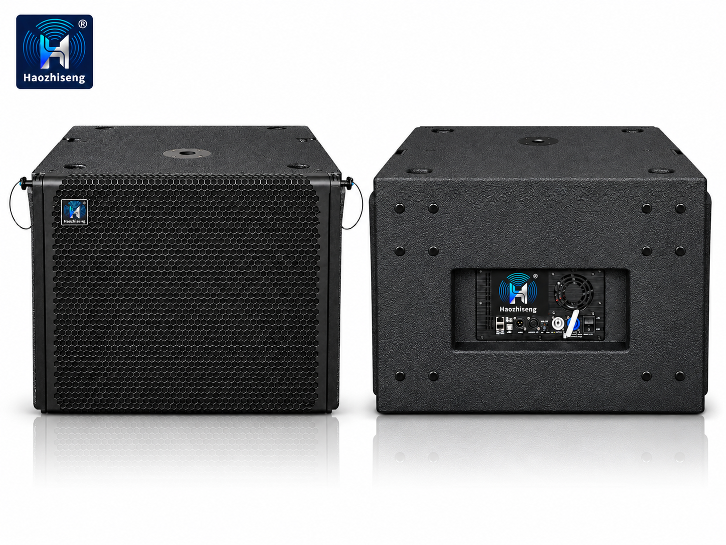 HA18P 2400W Active 18-Inch Horn-Loaded Line Array Subwoofer with DSP