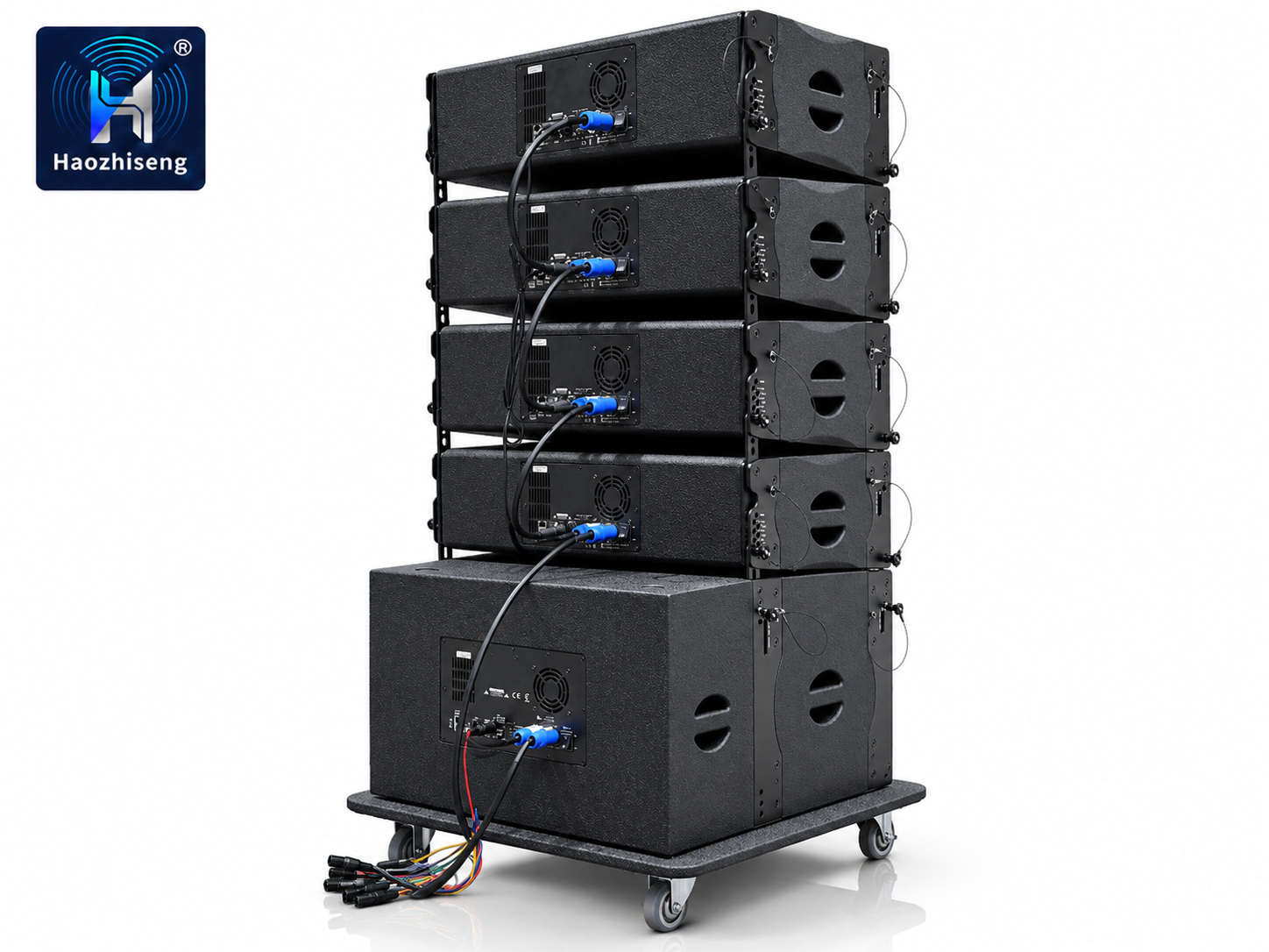 HAD210 Dual 10-Inch Powered Line Array Speaker with Built-in DSP