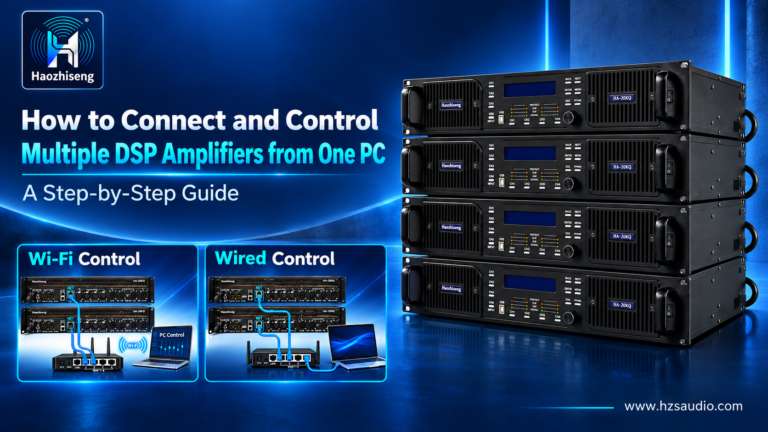 How to Connect and Control Multiple DSP Amplifiers from One PC: A Step-by-Step Guide