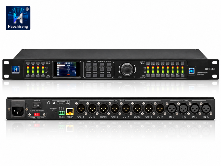 DPB48 4-Input 8-Output Digital Audio Processor with FIR and Ethernet Control