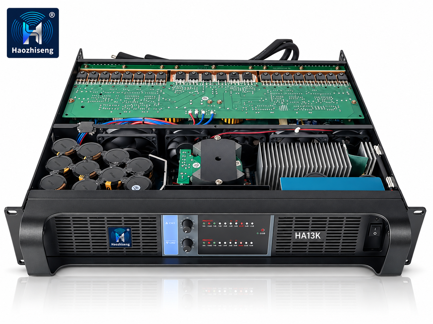 HA13K 2-Channel Class TD Power Amplifier for Professional Subwoofer and Full-Range Systems
