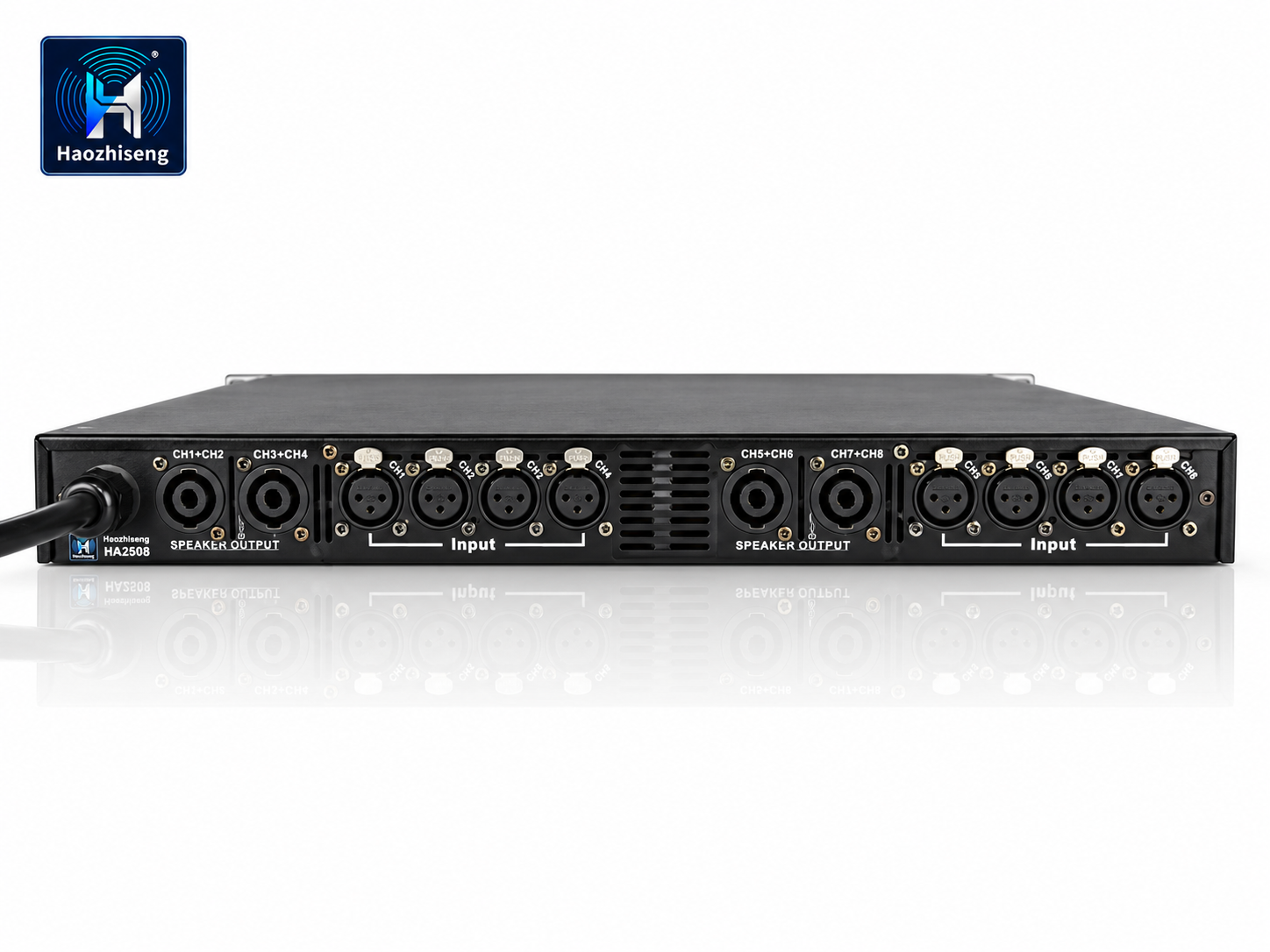 HA2508 8-Channel 8×450W Class-D Power Amplifier for Professional Audio Systems
